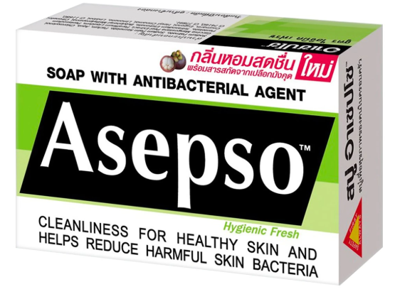 ASEPSO SOAP Hygienic Fresh 80 g. - อาเซฟโซ สบู่ยา ไฮจินิคเฟรช 80 ก.