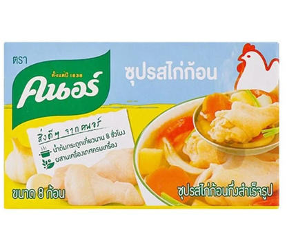 KNORR Chicken Bouillon Cube 80 g. - คนอร์ ซุปรสไก่ก้อนกึ่งสำเร็จรูป 80 ก.