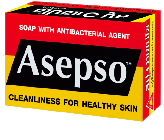 ASEPSO Soap For Healthy Skin 80 g. - อาเซปโซ สบู่เพื่อสุขภาพ 80 ก.