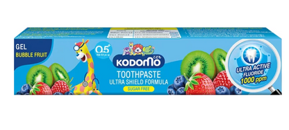 Kodomo Children's toothpaste Gel Bubble (40g) - โคโดโมะ ยาสีฟันเด็ก ชนิดเจล กลิ่นบับเบิ้ลฟรุต 40 ก.